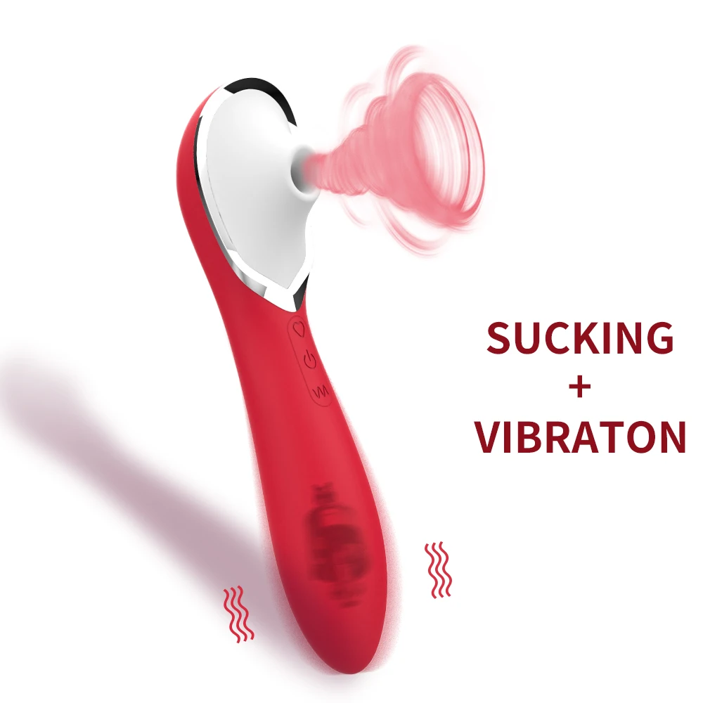 7 Speed Vibrating Vagina Sucking Vibrator Sucker Oral Suction Clitoris Stimulator Gspot Erotic Sexual Wellness Sex Toy for Women