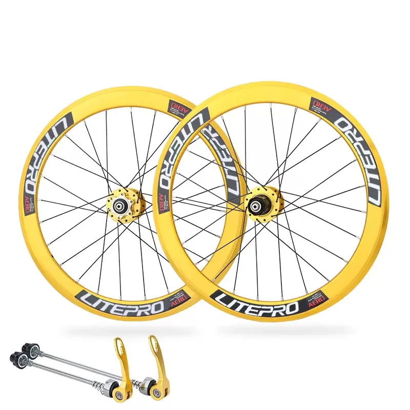 

11Speed Disc V Track Lp20inch Folding Bicycle Wheels 406 451 Brake Wheel Set Litepro Alloy Aluminum Roda De Carbono Bike Tools