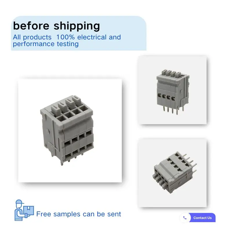 Pitch Screwless Spring Terminal Block DG211V/R KF211R/V Push-in PCB Connector
