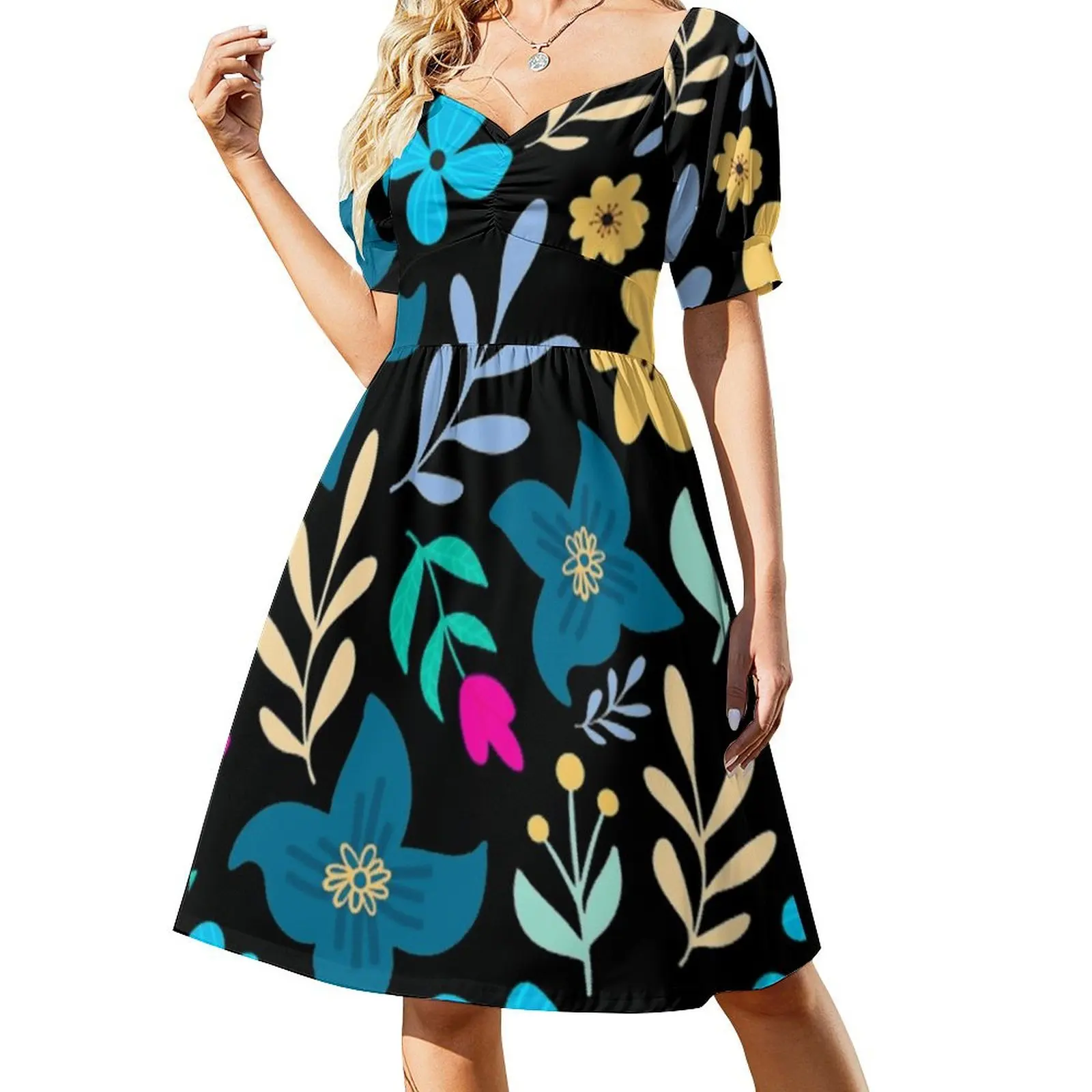 

Colorful Floral Pattern Sleeveless Dress dresses for official occasions Cocktail of dresses summer dress for women 2024