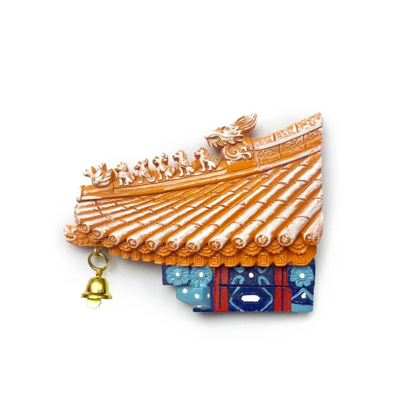 

Chinese Ancient Style Creative Personality Forbidden City Roof Ridge Divine Beast Magnetic Fridge Magnet High-Value Exquisite Tr