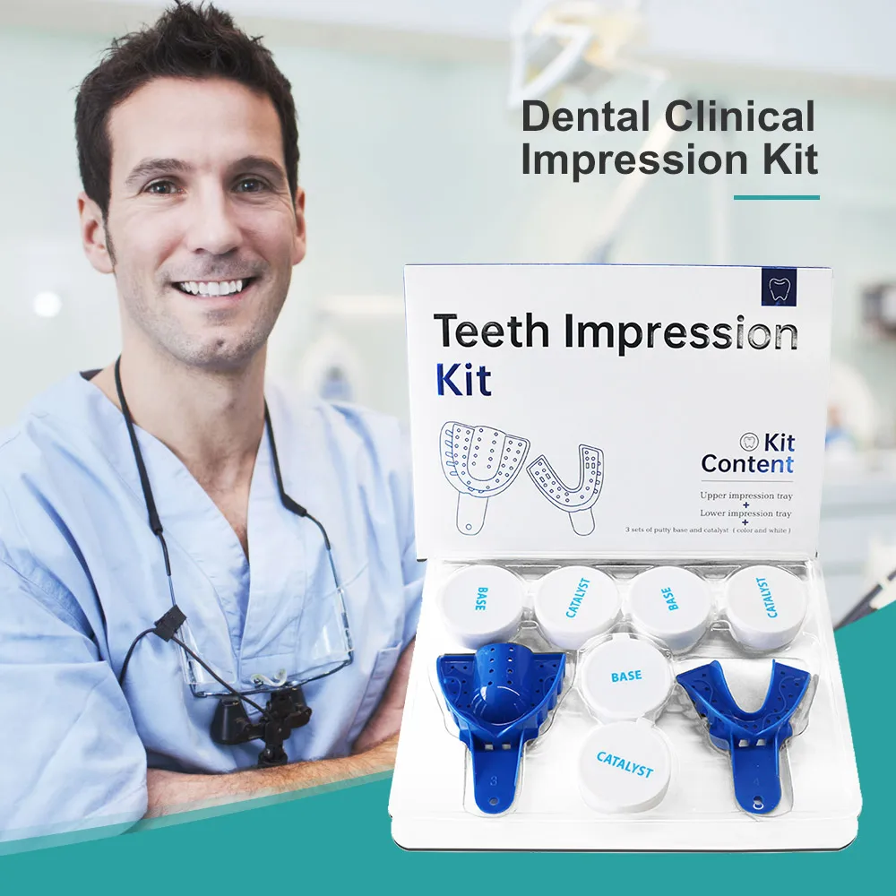 Luxsmile Dental Impression Putty Kit Material Plus Silicone Teeth Mold Set Equipment For Dentist Clinical Laboratory