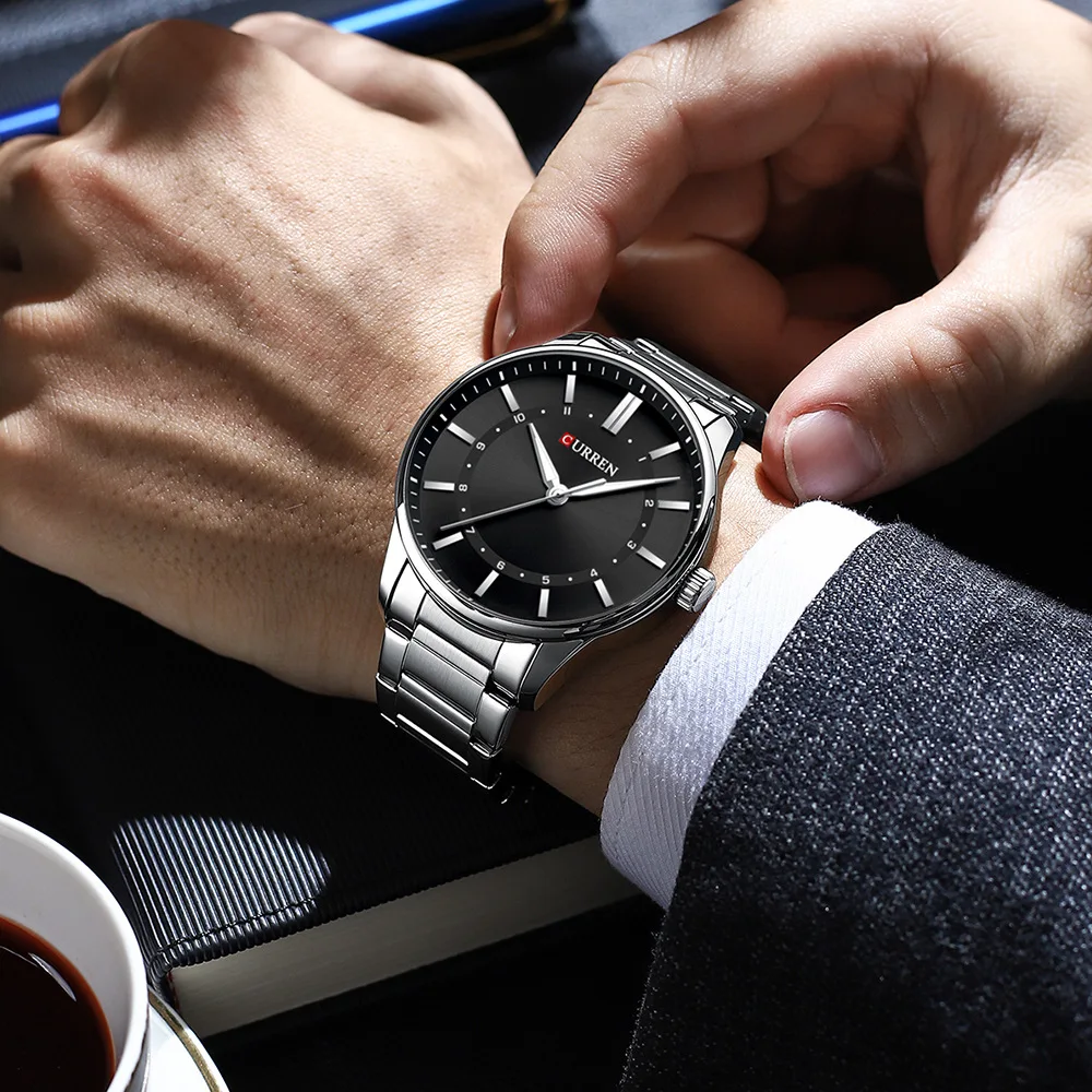 Curren 8430 Luxury Watch Quartz Strip Men's Watch Waterproof Luminous Watches for Men Relojes Para Hombres Reloj Hombre Часы