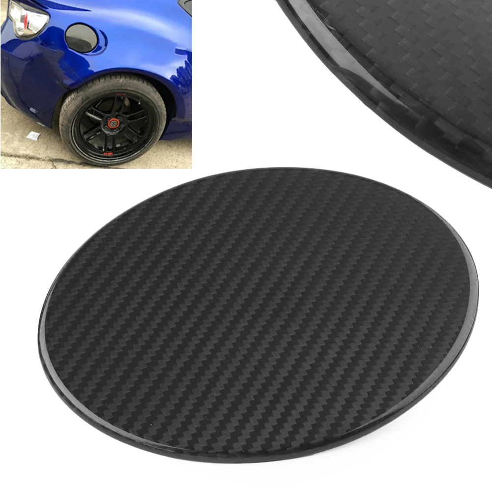 Carbon Fiber Styling Car Oil Fuel Tank Cap Cover Trim For Subaru BRZ & For Toyota 86 56 Black / Red