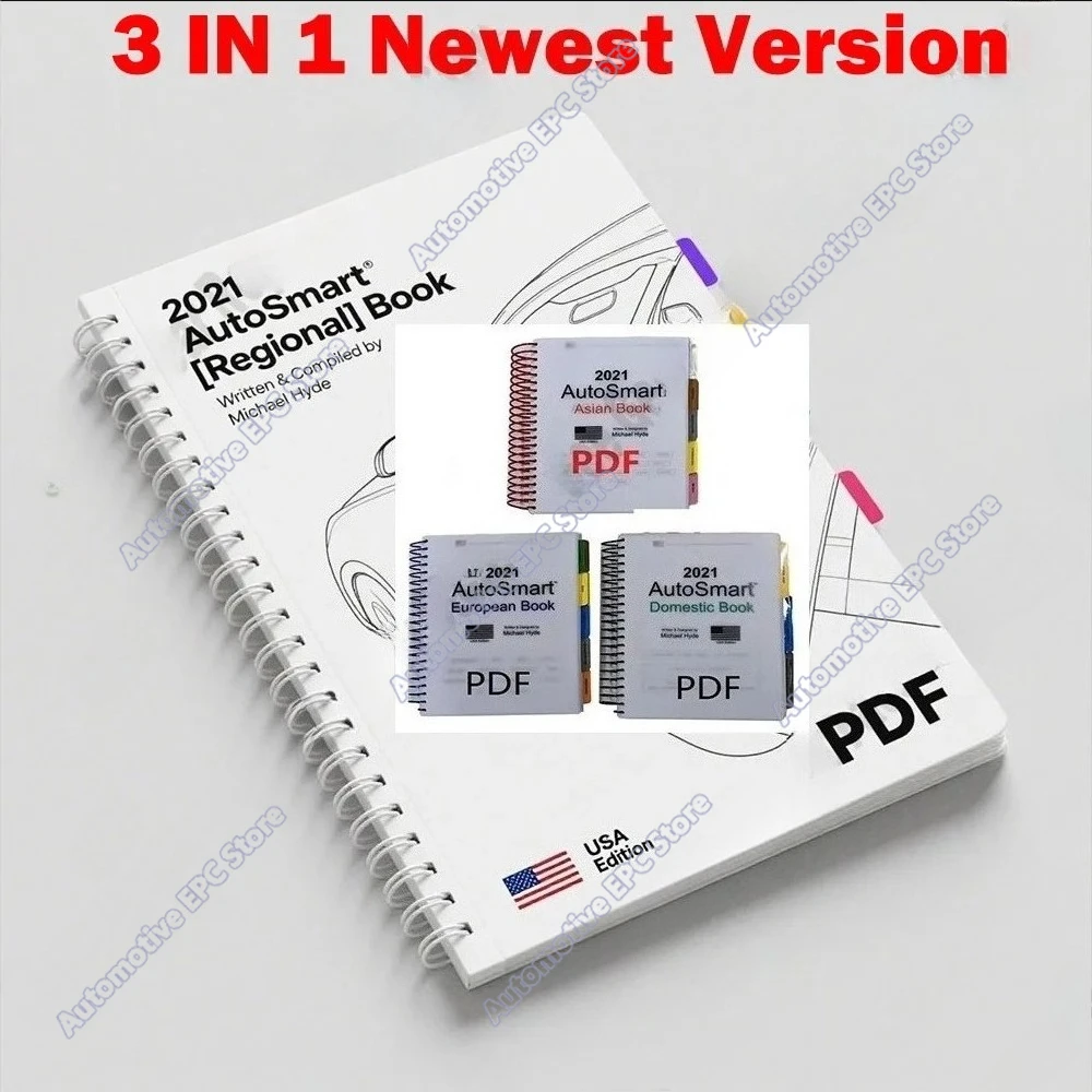 New 3Set AutoSmart Locksmith Repair Manual obd2 scanner Tools - Asian, European & Domestic Book Set - By Michael Hyde LockSmith