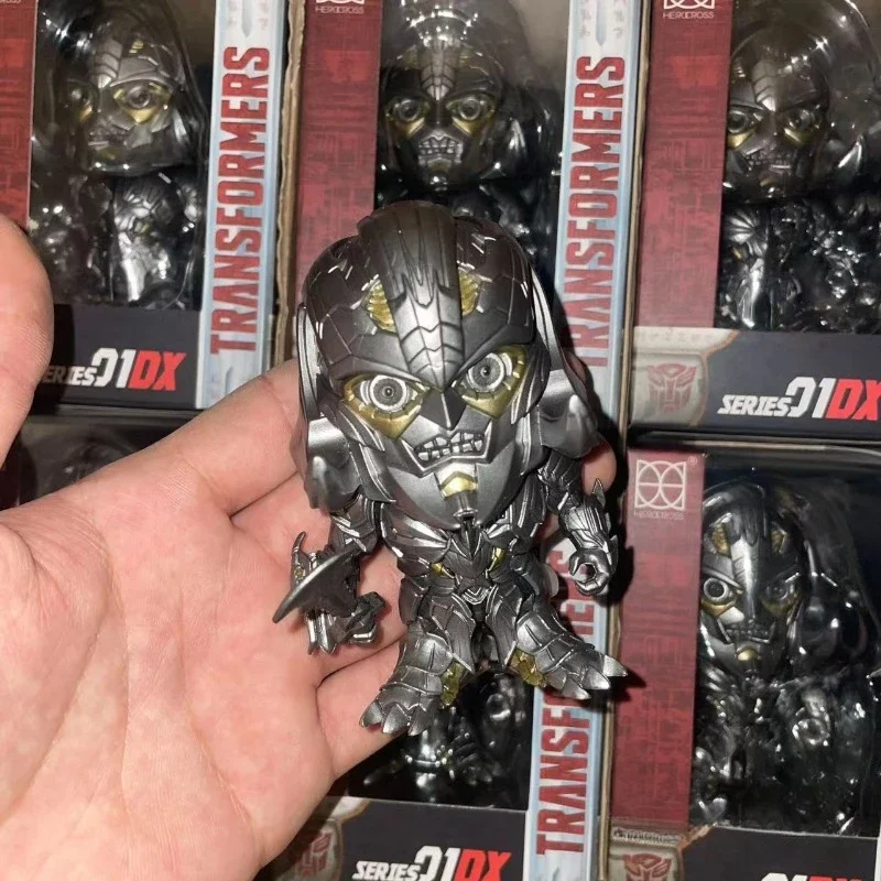 Hasbro-Transformers 5 The Last Knight Q Megatron Action Figure, 4 ", figuras militares não móveis, brinquedos infantis, presentes de aniversário