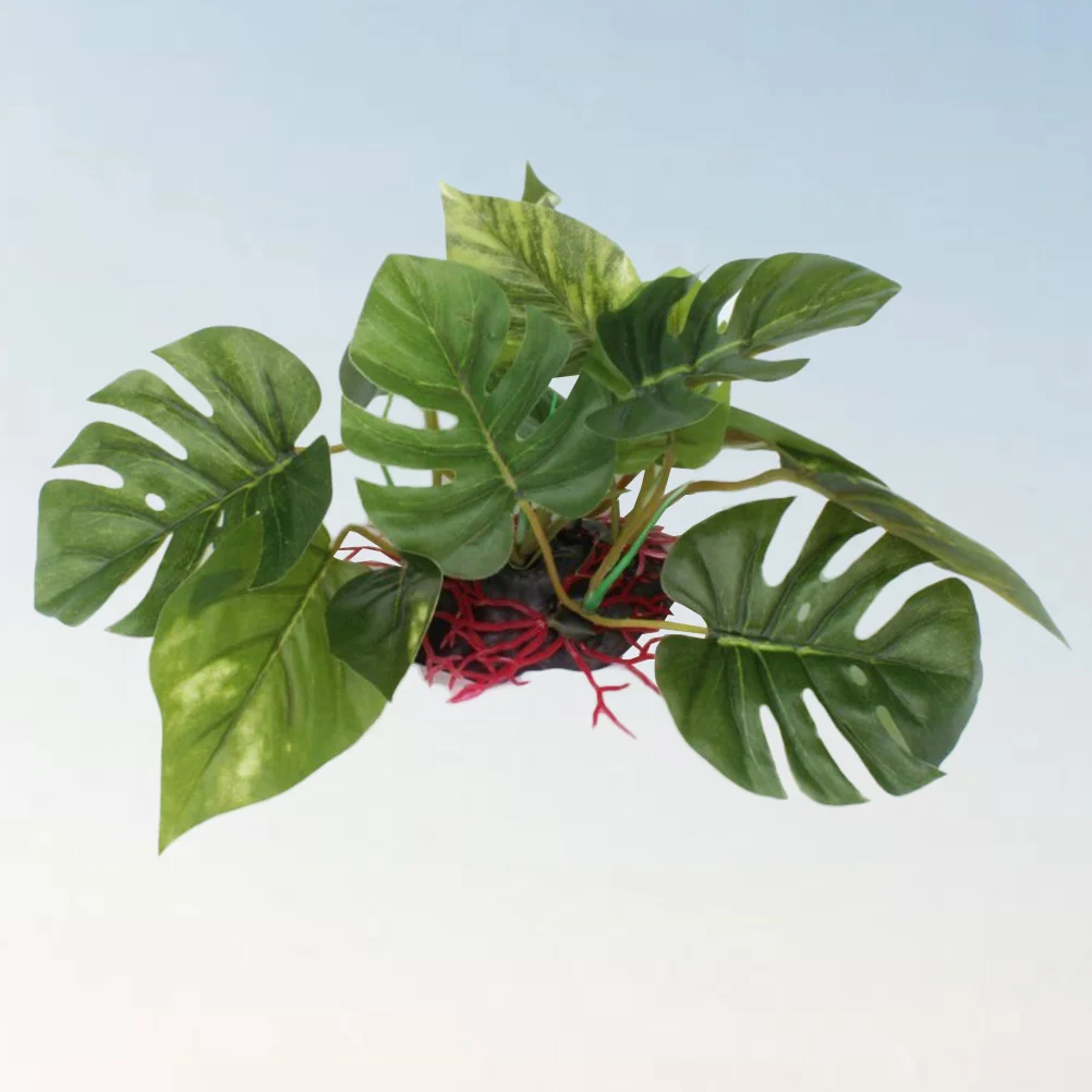 

Aquarium Artificial Plant Realistic Premium Plastic Fish Tank Ornament Simulation Decoration Enhance Natural Scenery Dissolvable