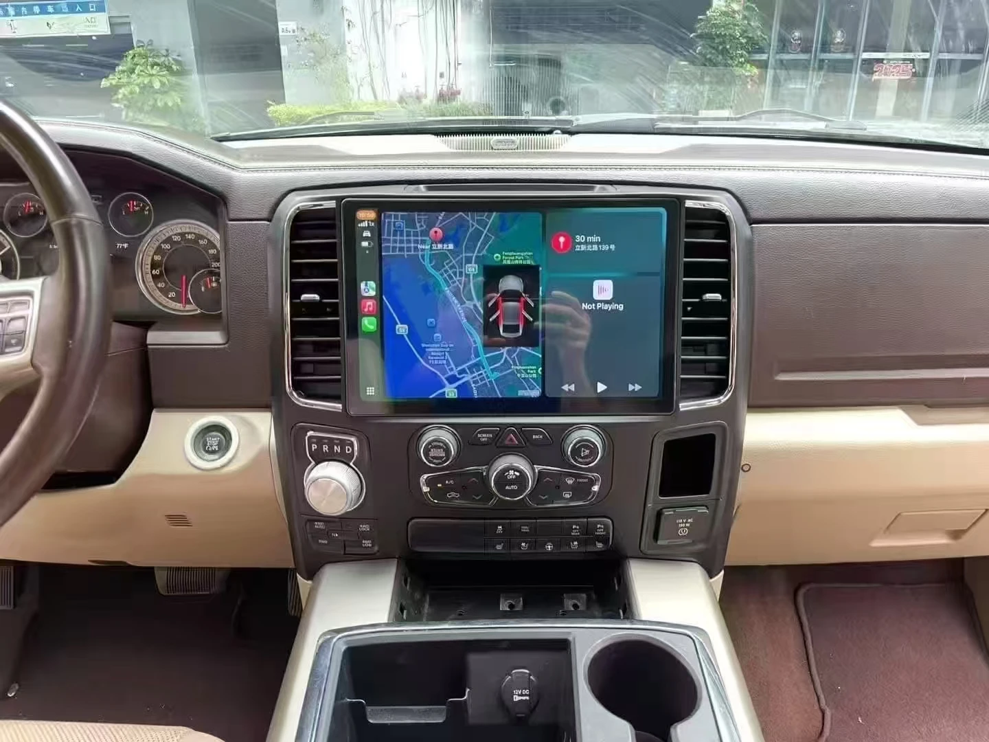 Car Radio horizontal Stereo For Dodge Ram 1500 2500 3500 2008-2018 Carplay Android GPS Navi Head Unit Car Auto Multimedia Player