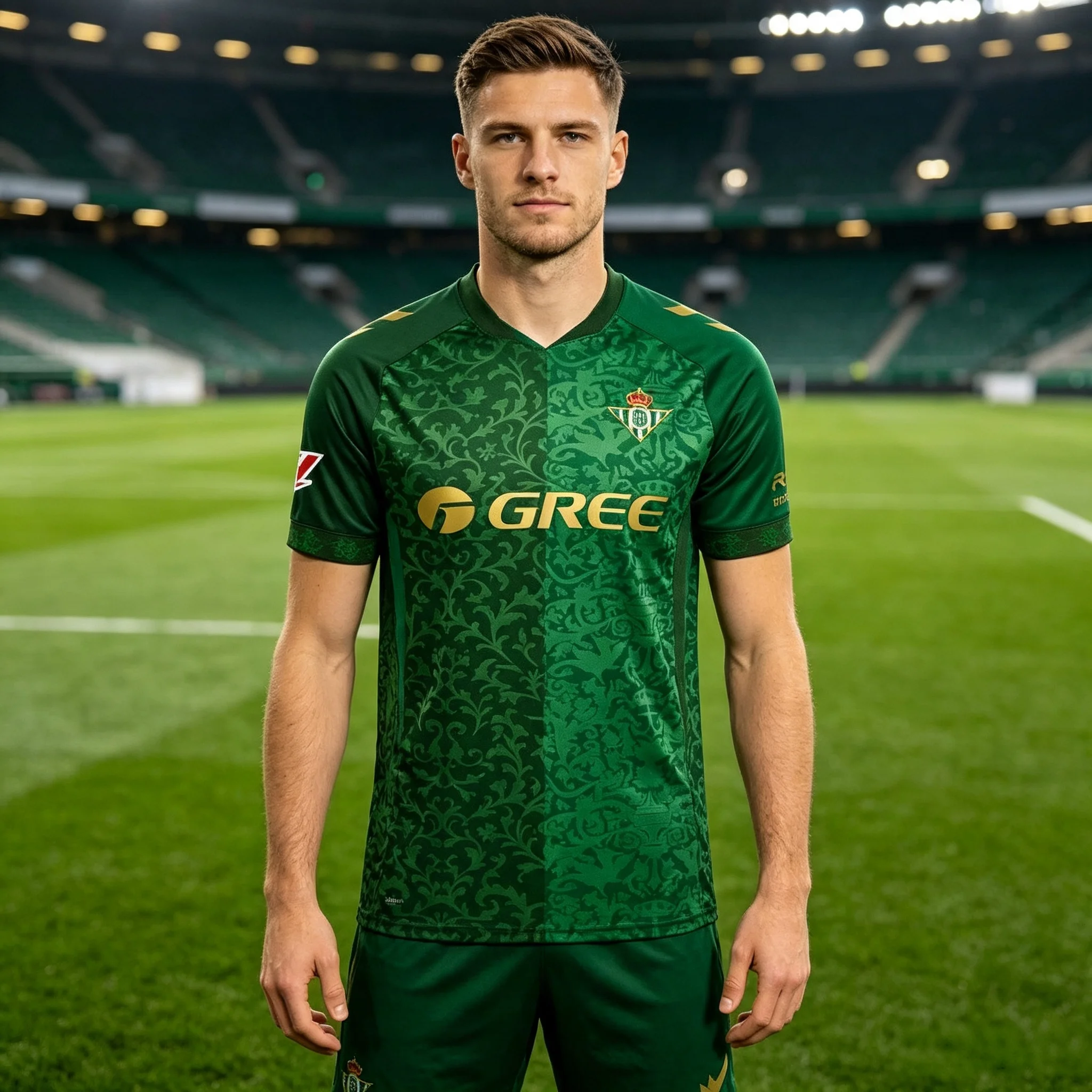 2026 Neues Betis-Fan-Fußballtrikot für Herren und Damen, Sommer-Sport-Oversize-T-Shirt, atmungsaktiv, schnelltrocknend, Streetwear-Kleidung – Detail 2