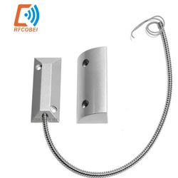 Waterproof Aluminum Alloy NO/NC Type Wired Metal Roller Shutter Door Magnetic Contact Reed Switch