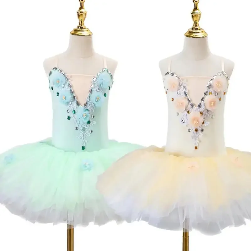 

New Girls Ballet Tutu Performance Clothes kid Ballet Dance Costume Swan Lake Stage Dance Princess Dress Ballerina leotard Outfit