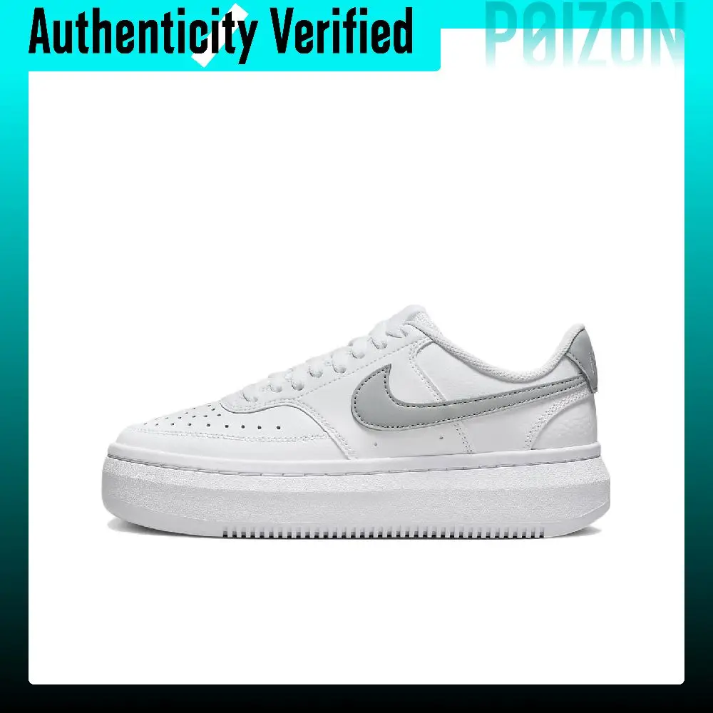Nike Court Vision Alta Comfortable Slip Resistant Abrasion Resistant Low top Skateboard Shoes Women's White DM0113-101