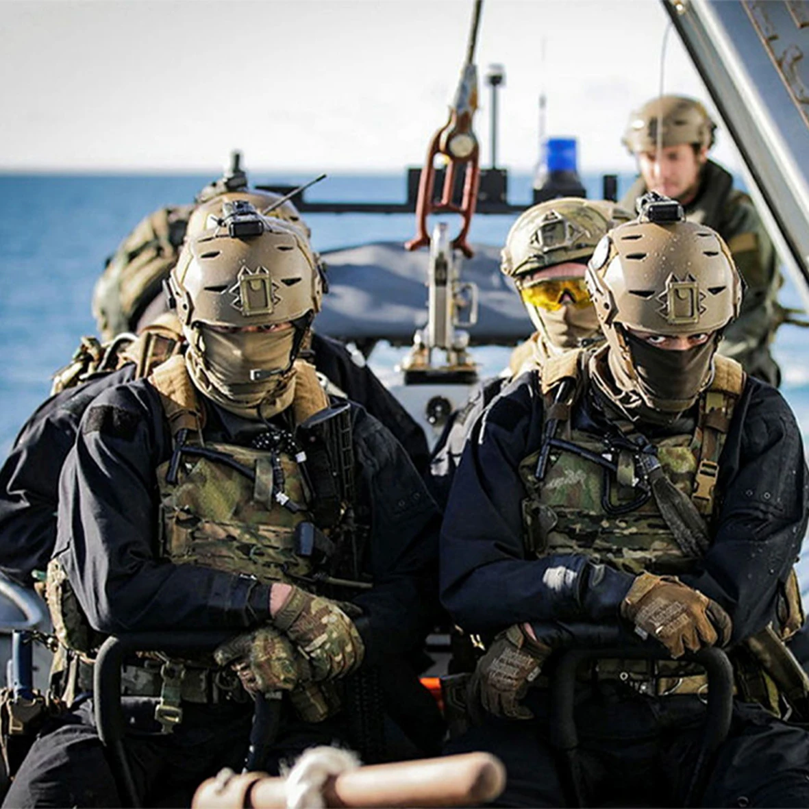 Suministros militares del ejército británico a prueba de viento, a prueba de polvo, secado rápido, combate, Camping al aire libre, cabeza de oliva