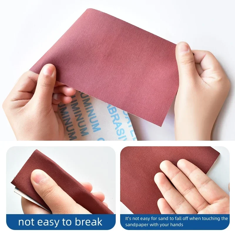 1 Meter Long Sandpaper Roll 80 120 150 180 240 320 400 600 Grit Emery Cloth Sanding Abrasive Sheets for Grinding Polishing Tools