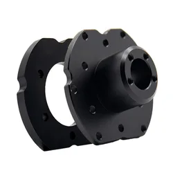 Newest Adapter for upgrading older Fanatec steering wheels from QR1 to QR2 compatibility, featuring CNC machining and anodized