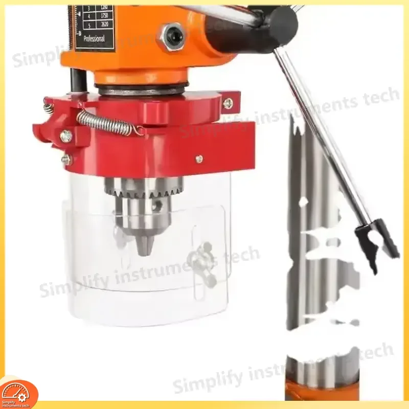 550W Mini Benchtop Drill Press 60mm Column 840mm Height Metal Woodworking Drilling Variable Speed Precision Tool