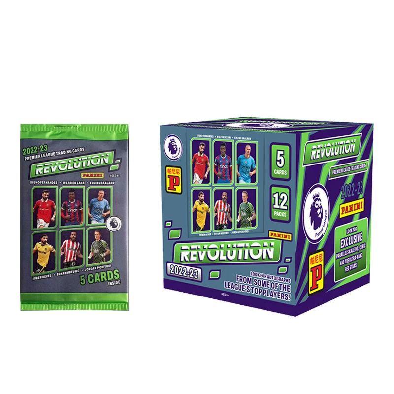 Panini 2022-23 Premier League Revolution Rare Sign Football Star Collection Toy Card Single Pack/whole Box Christmas Gift