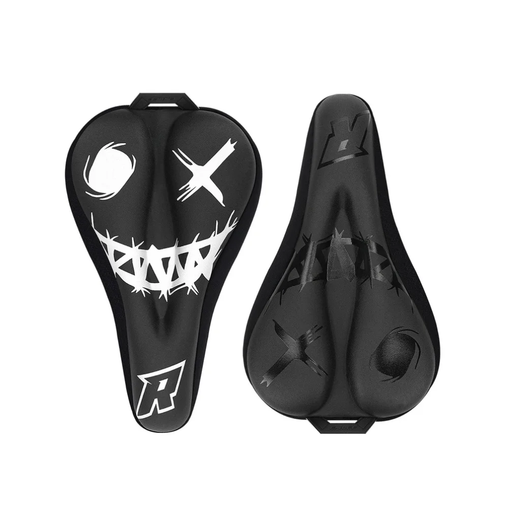 1x غطاء سرج الدراجة دراجة في الهواء الطلق امتصاص الصدمات مبطن غطاء مقعد رحلة أجزاء الدراجات الغبار واقية وسادة حامي #2