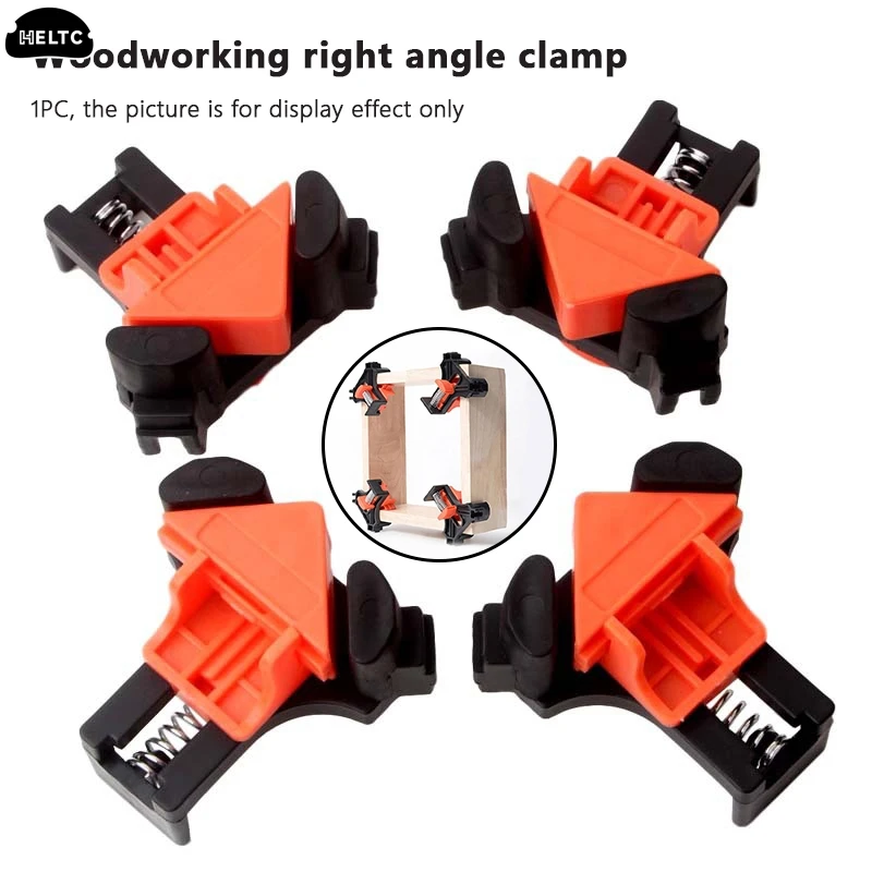 1pc Quick Adjustable Hand Tools Furniture Fixing 90 Degree Angle Clamps Woodworking Corner Clip Right Angle Clips Fixer Tools
