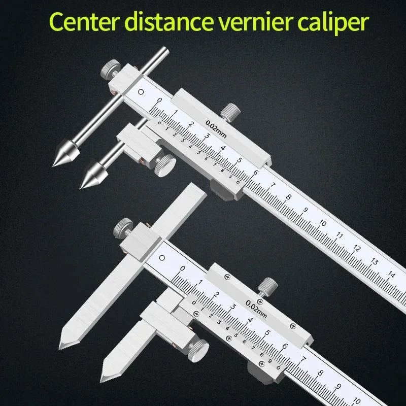 Di alta Qualità di Centro Distanza Vernier Caliper Distanza del Foro Pinza Bordo Centro Distanza Pinza Offset Centrale Vernier Calipe