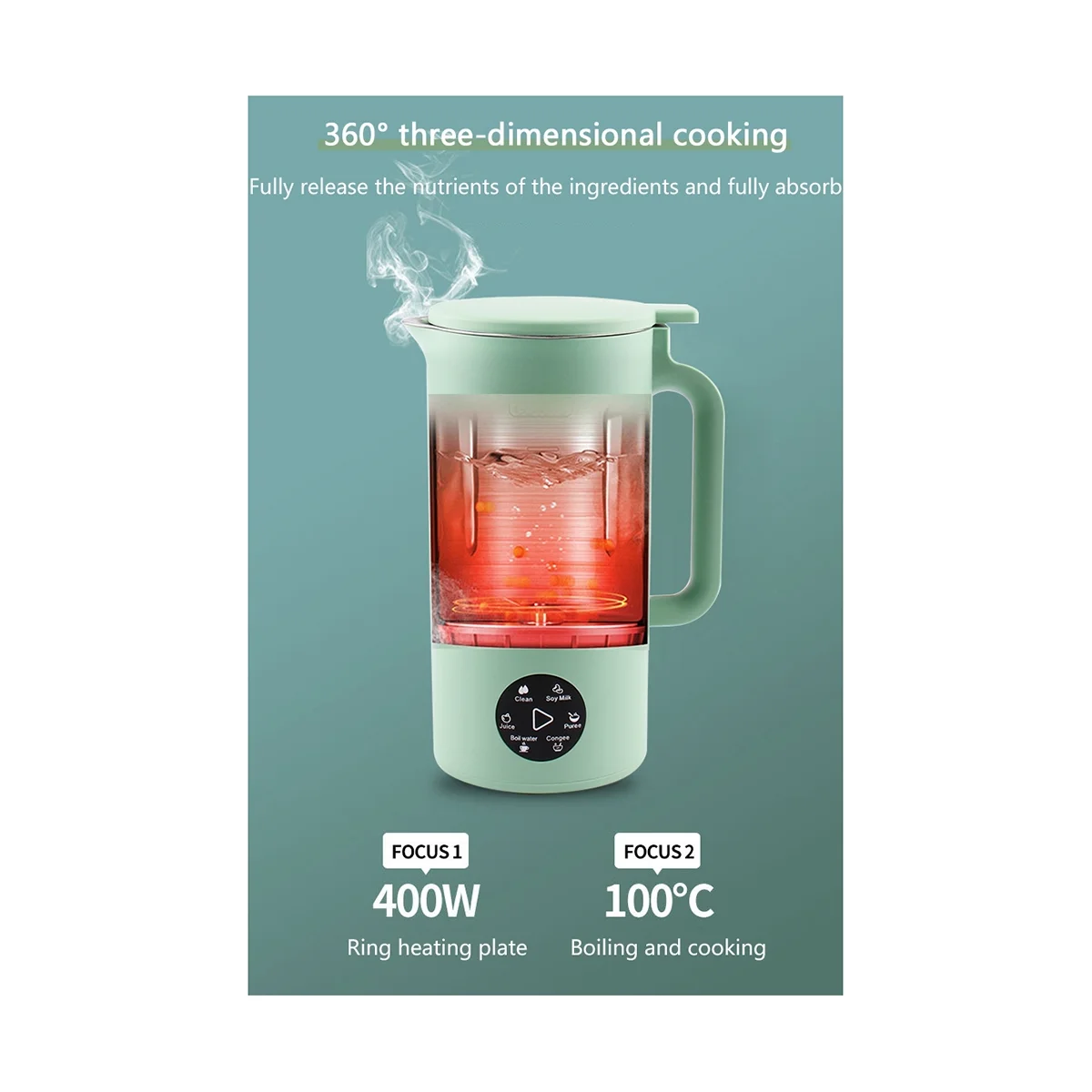 صانع حليب الصويا صانع حليب الصويا خلاط طعام عصارة كهربائية مطحنة الحبوب آلة حليب فول الصويا خلاط خالي من الفلتر الوردي الاتحاد الأوروبي التوصيل