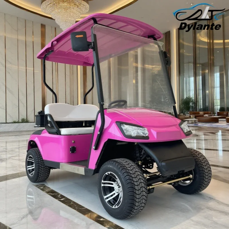 

2025 Club 2 + 2 4-местная уличная легальная тележка для гольфа 72 В литиевая удобная 4-местная высокотехнологичная электрическая тележка для гольфа на заказ