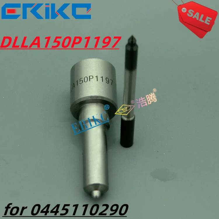 ERIKC DLLA 150P1197 Common Rail Injection Nozzle DLLA 150P1197 Original Fuel Sprayer Nozzle for 0445110290