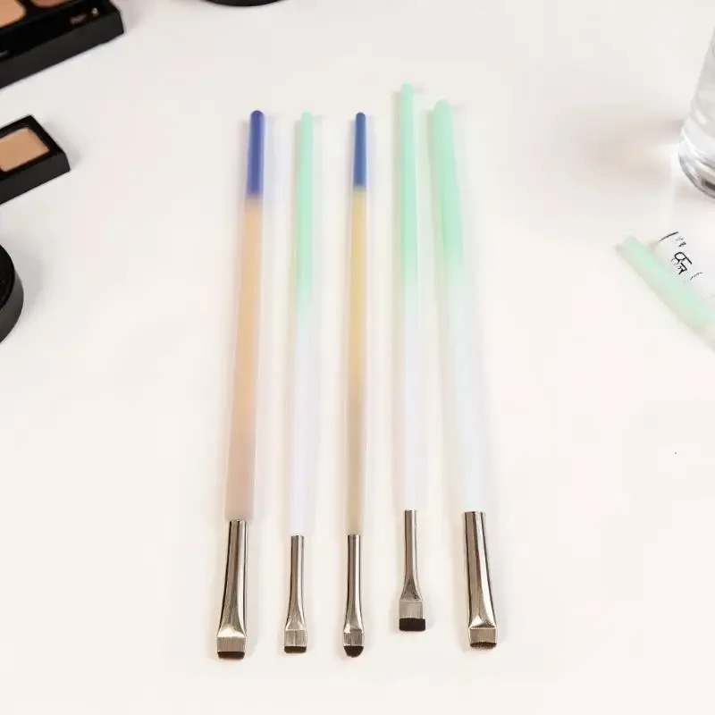 1 pz Maniglia sfumata Spazzola piatta Ciglia permanenti Strumento per sollevamento ciglia Ciglia Perm Rod Applicatore per ciglia Strumenti e accessori per il trucco