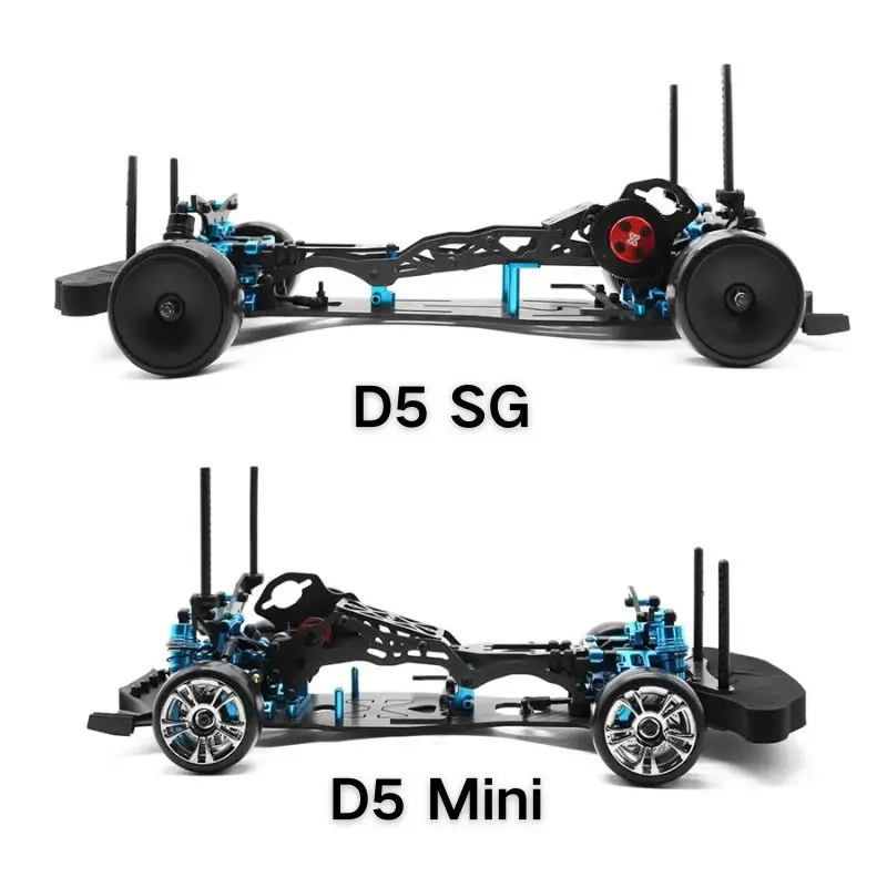 3RACING Sakura D5 D5S 4WD 1:10 RC coche marco de fibra de carbono KIT DIY modelo de carreras de alta velocidad Control remoto Super Drift de conducción trasera
