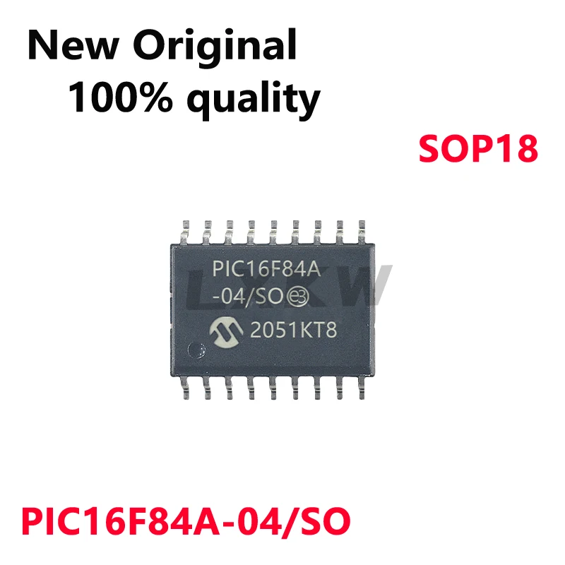 5-10/PCS New Original PIC16F84A-04/SO PIC16F84A SOP18 8-bit microcontroller In Stock