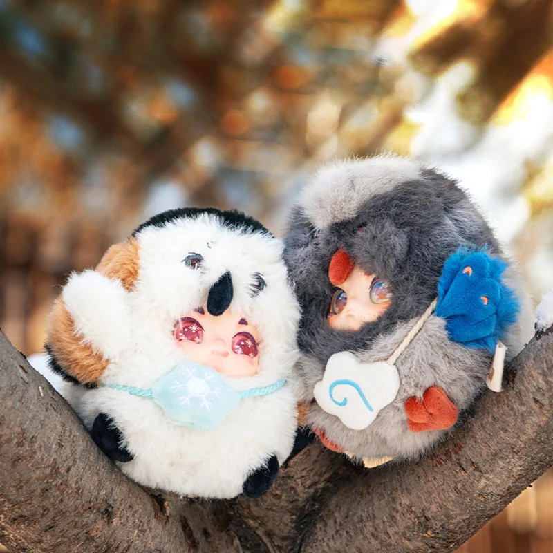 Pipi Relocation Plan For Bird Sign Series Of Blind Box Office Plush Fat Bird Doll Traveling Action Figure Gift Surprise Box Toys