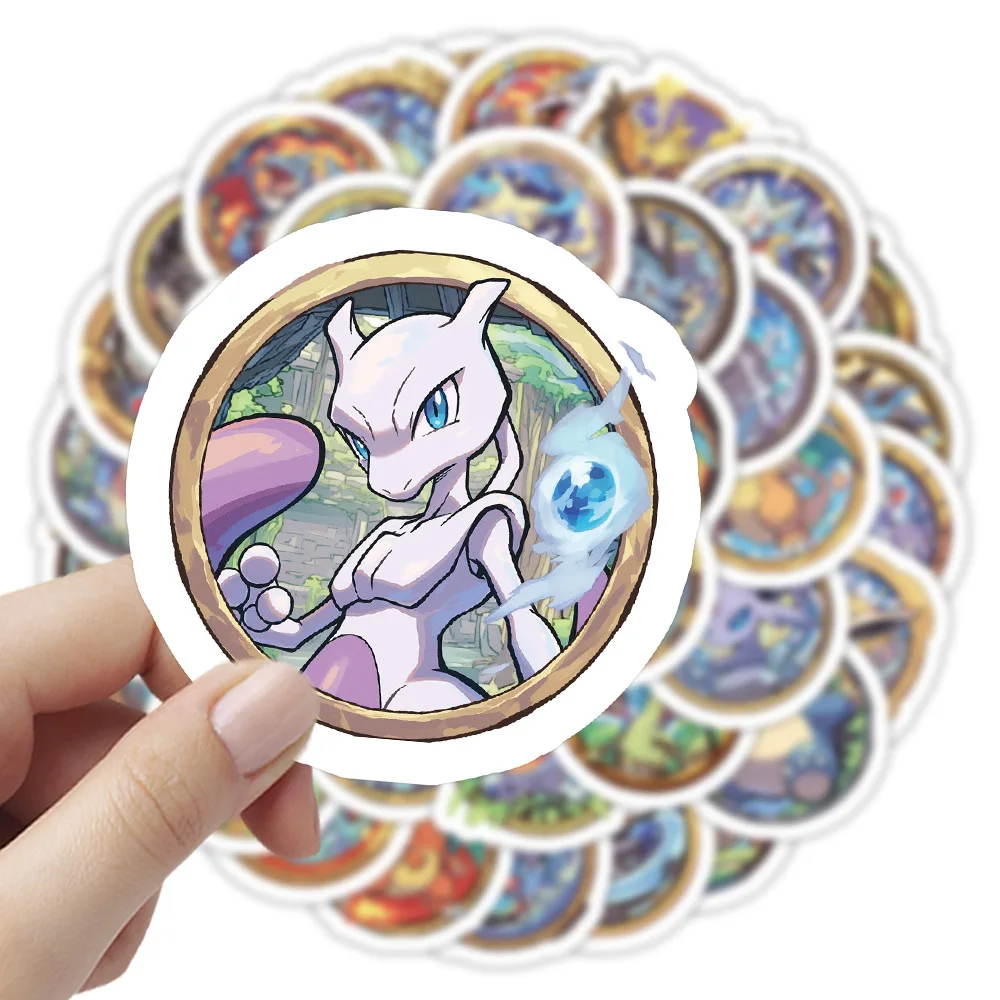 10/30/60PCS Pokemon Stickers Graffiti Badge Decals DIY Scrapbook Fridge Luggage Laptop Phone Guitar Bike Skateboard Kids Toys