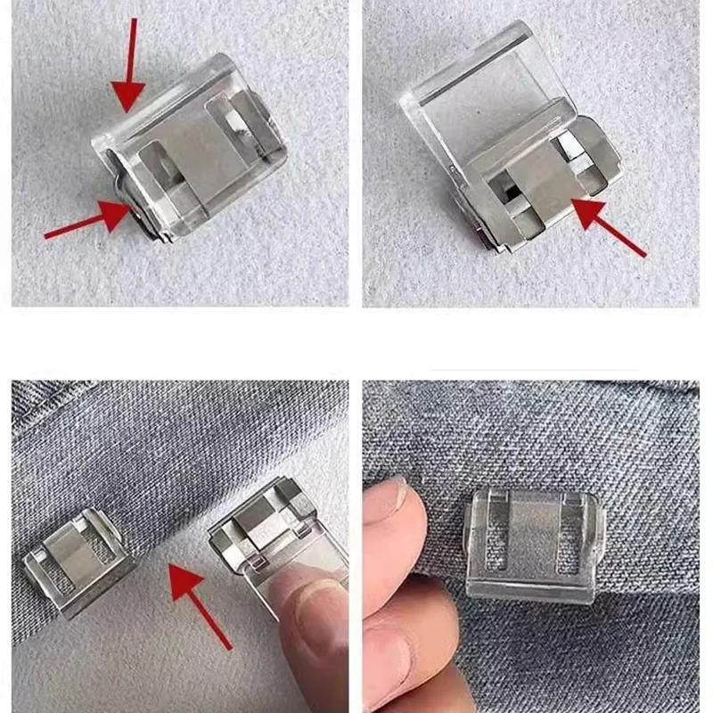 New Clothing Clips for Trouser Leg Shortening Invisible Fixing No Sew Hidden Hem Prevent Dragging Window Screen Fixing Buckles - Image 6