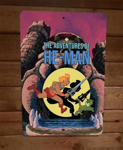 The Adventures of He Man MOTU Universe  Metal Wall Sign