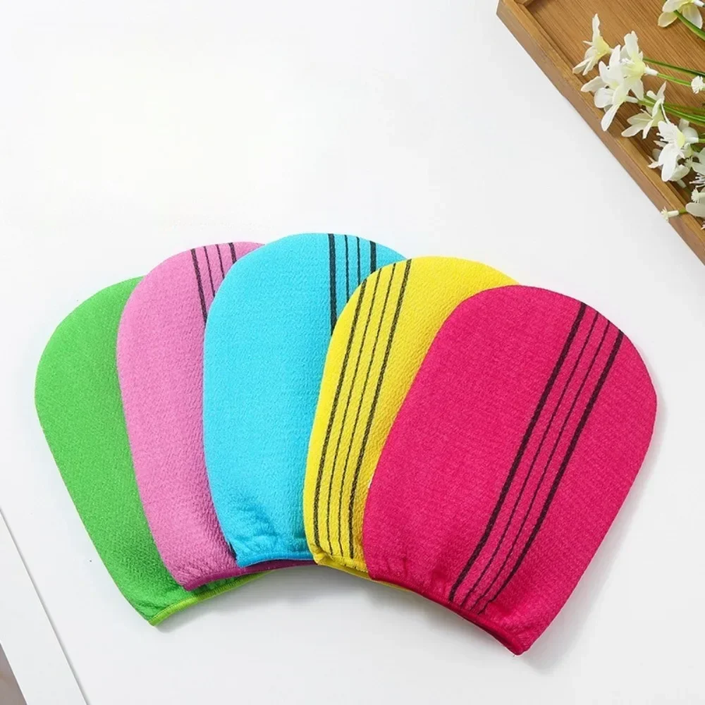 Gant de gommage corporel de bain, gant de Massage exfoliant pour le visage, gant coréen, gant exfoliant, outil de lavage de bain et de douche