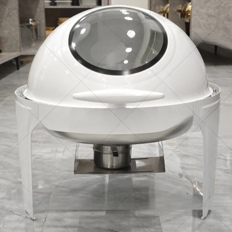 Full Flip Buffet Furnace Stainless Steel Buffy Furnace Visual Insulation Hotel Restaurant Alcohol Heating Furnace