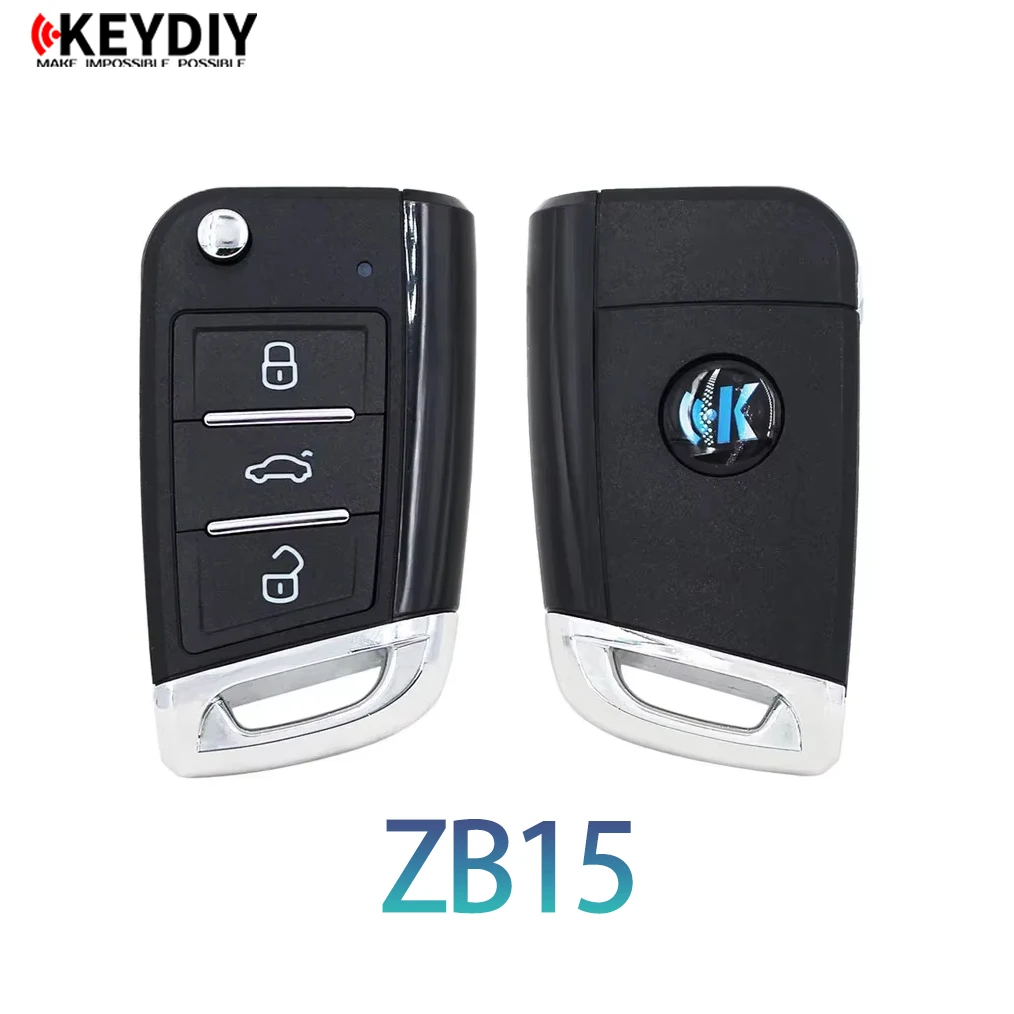 

Универсальный автомобильный ключ KEYDIY ZB15 KD, пульт дистанционного управления серии ZB для KD-X2 KD900 KD-MAX MQB, замена стиля, подходит для более 2000 моделей