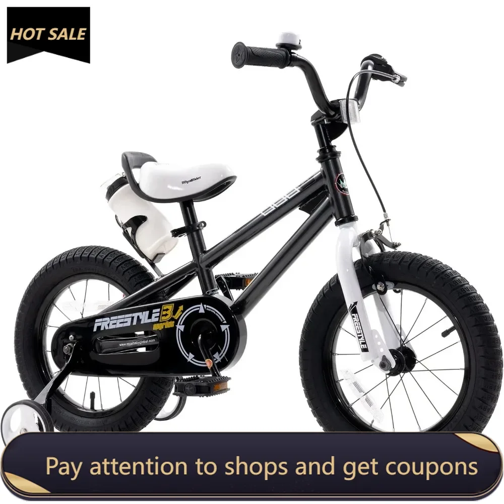 

Freestyle Kids Bike 12 14 16 18 Inch Sport Bicycle for Boys Girls Ages 3-10 Years, Multiple Color Options Freight free