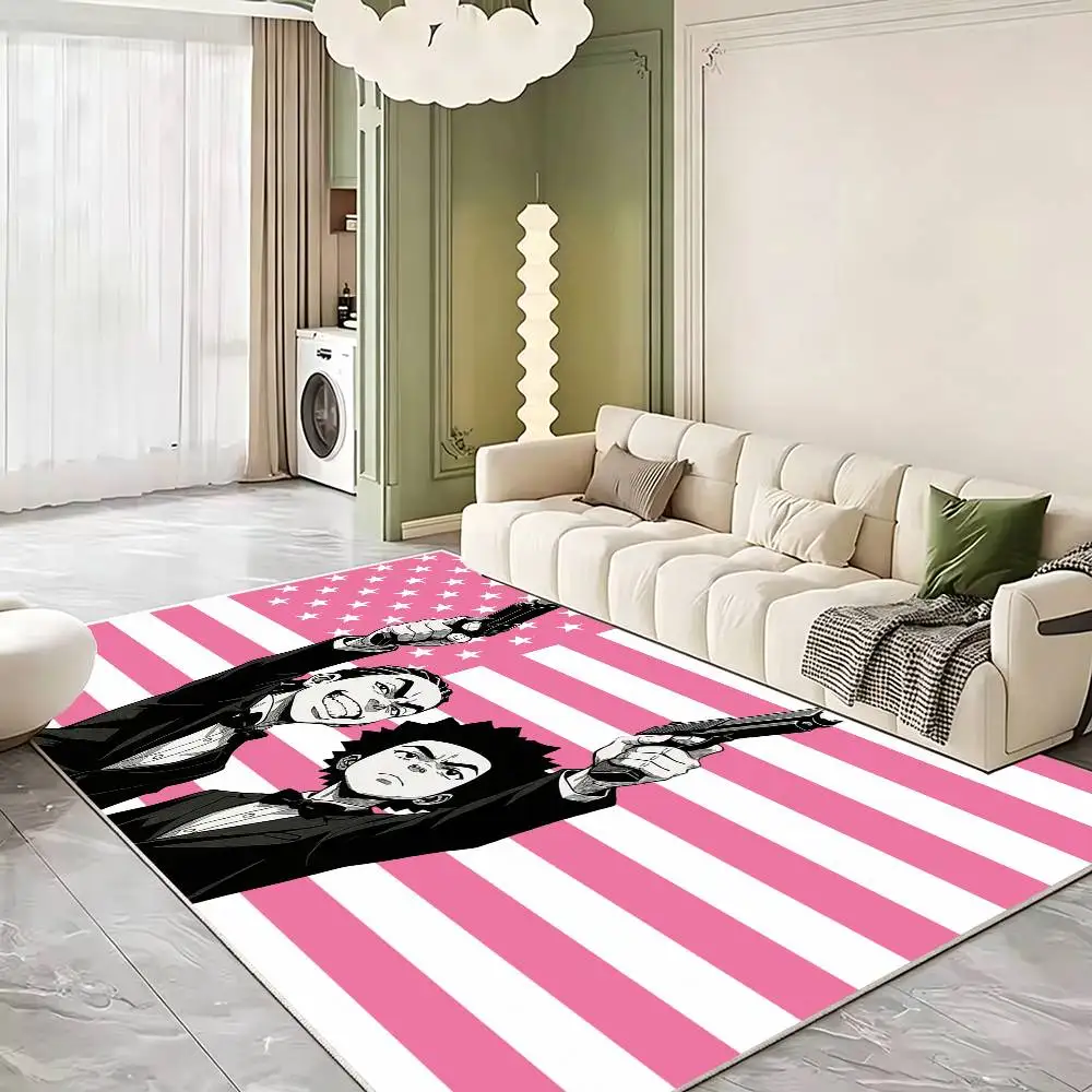 Anime The B-Boondocks Floor Mat Rugs Soft Bedroom Floor Anti-skid Household Carpets