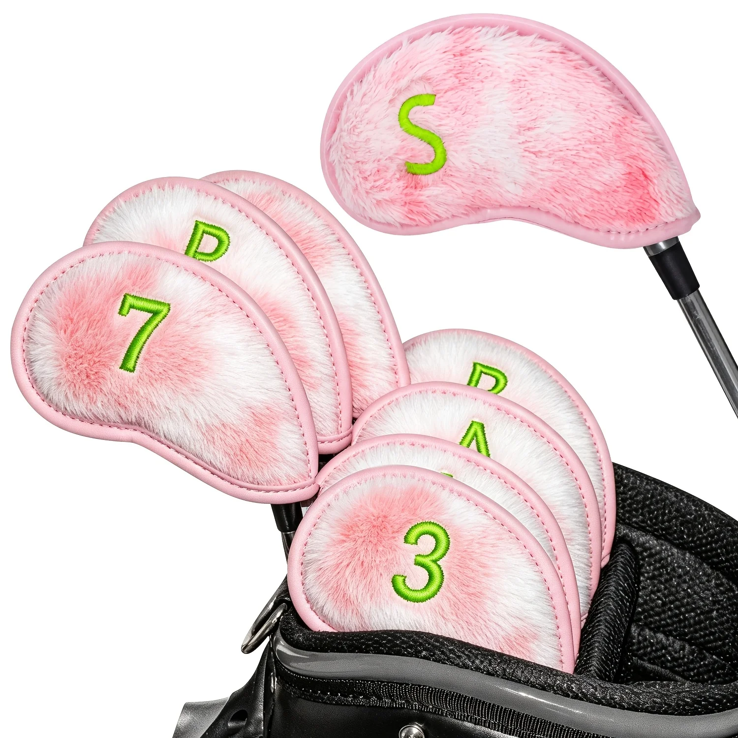 8pcs Golf Headcovers -Pink Tie - P & C Home Textiles Usa 评论和价格