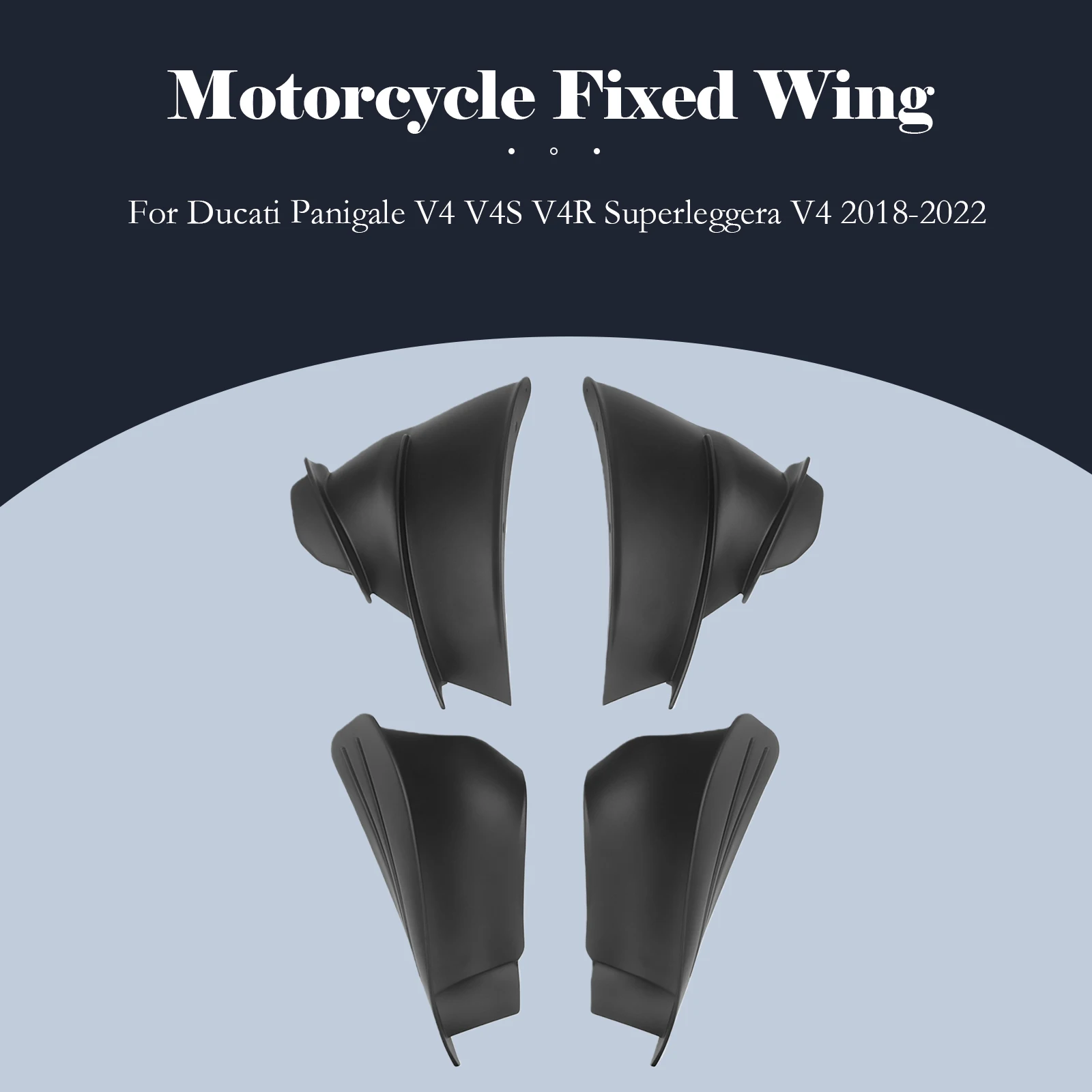 

FAIRING FIXED WING Side For Ducati Panigale/ Streetfighter Panigale V4 V4S V4R Superleggera V4 2018-2022 Motorcycle Accessories