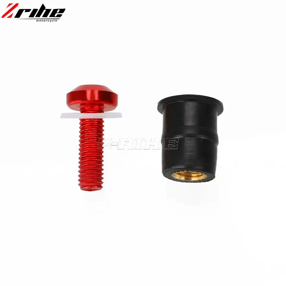 For HONDA VFR750 F/R FH/FV VFR800 FIWI VTEC VFR800F VFR vfr 750 800 Windshield Bolt Windscreen Mounting Screw Washer Nut