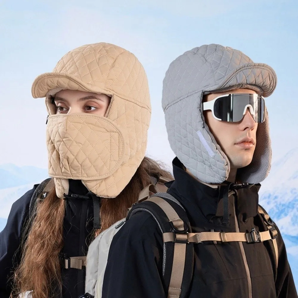 

New Warm Scarf Mask Integrated Hat Coldproof Breathable Pullover Cap Windproof Waterproof Balaclava Unisex