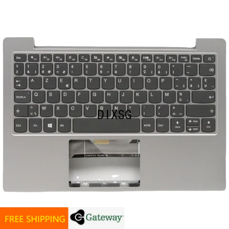 BE Belgian Platinum Grey Keyboard Upper Case Palmrest Shell Cover For Lenovo Ideapad S150 Slim 1 11 11AST 05 5CB0W44029