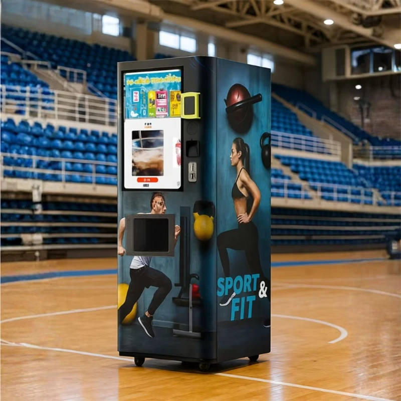 Customized Fully Automatic Protein Shake Vending Machine With Self Check System Smart Nutrition Drink Dispenser 24H For Business