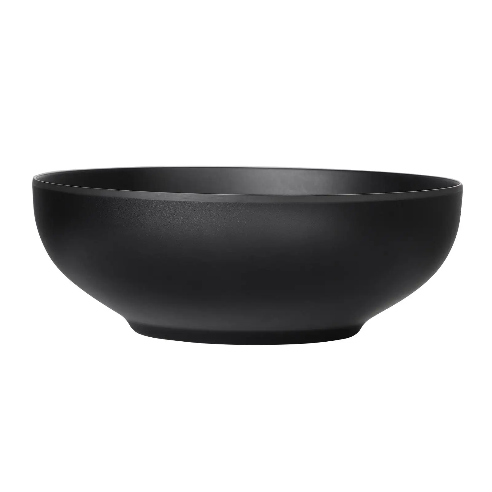 

Melamine Ramen Bowl Soup Noodle Bowls Japanese Instant Black Design High Capacity Heat Protection Stackable Easy Clean