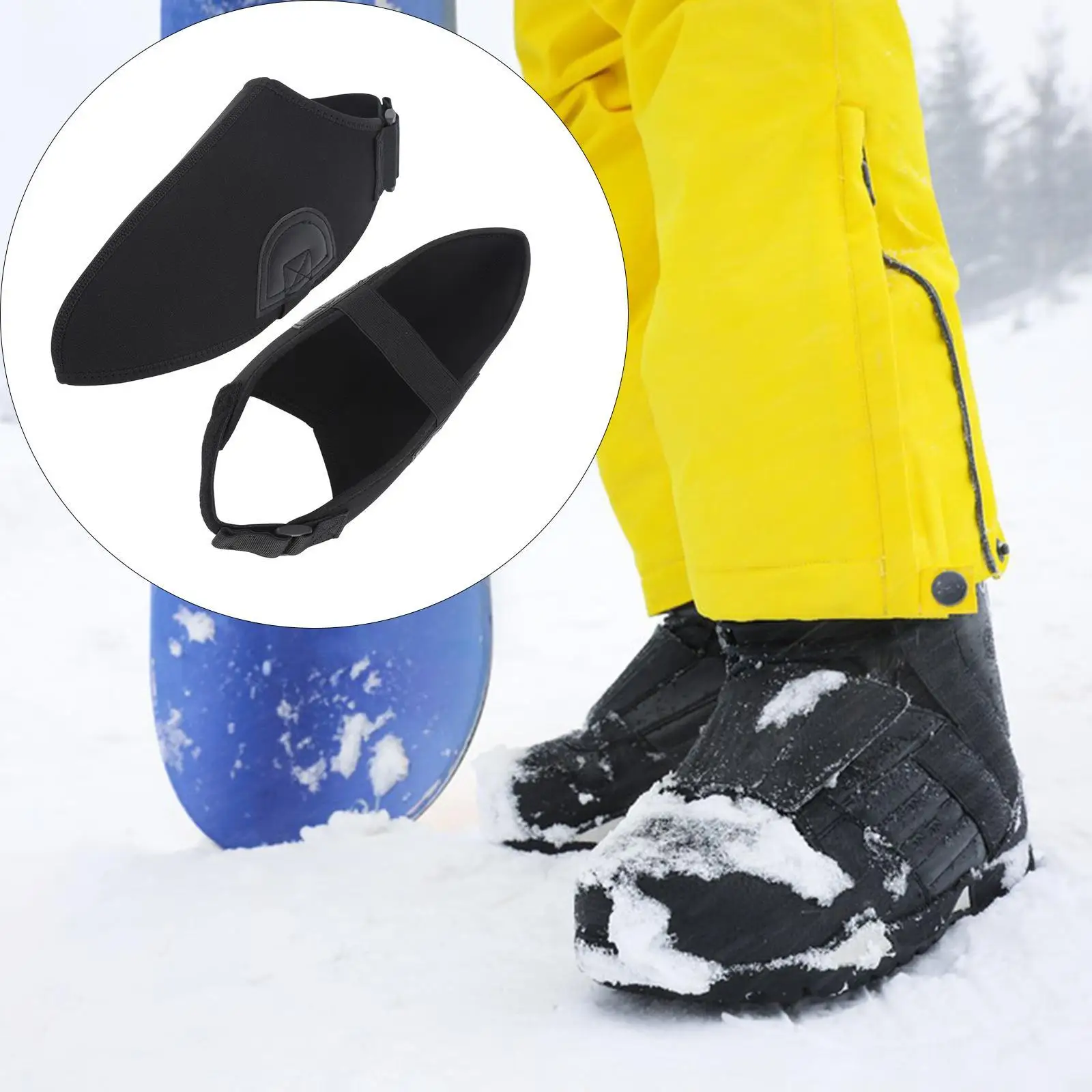 

Outdoor Ski Boot Covers Shoe Covers Waterproof for Men Women Adjustable Winter Sports Gifts for Skiers Portable Boot Warmers