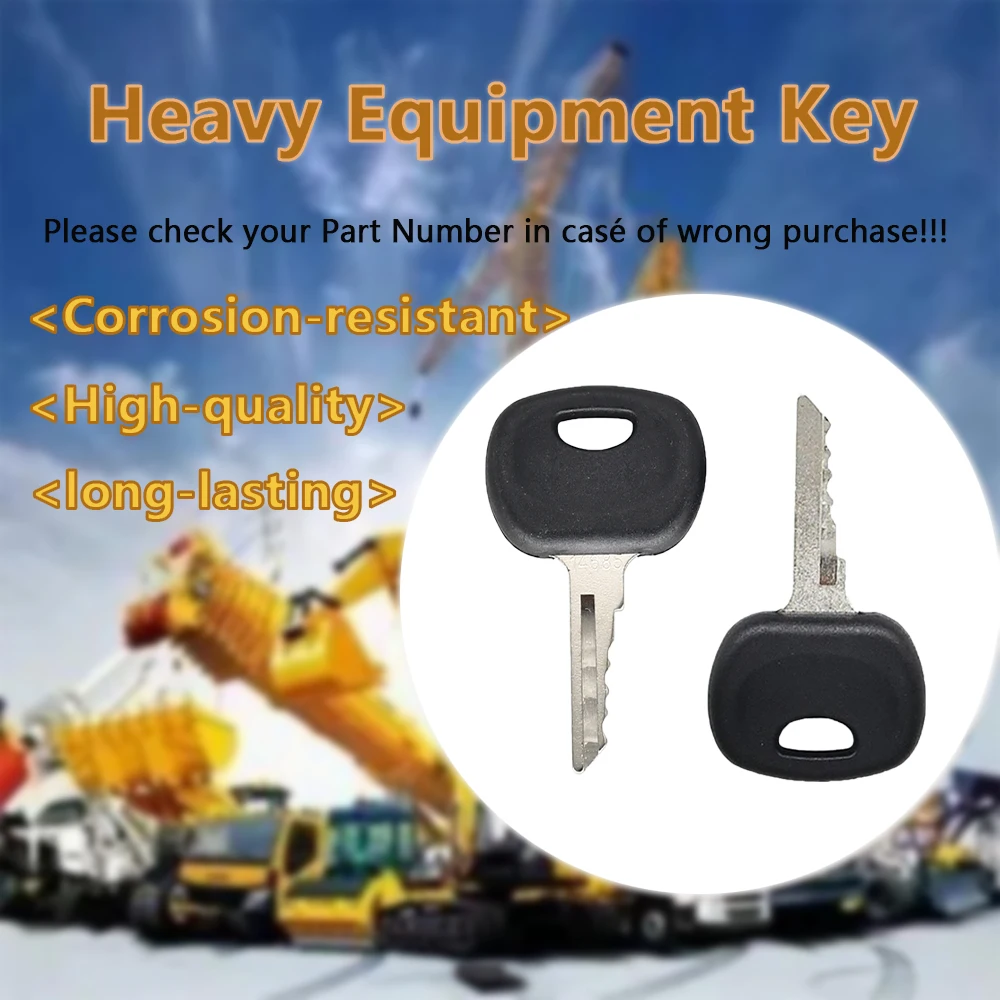 14685 Ignition Key 5755026 Compatible Fits for Bomag Compatible with Deutz Rammax Vibromax Wacker Heavy Equipment