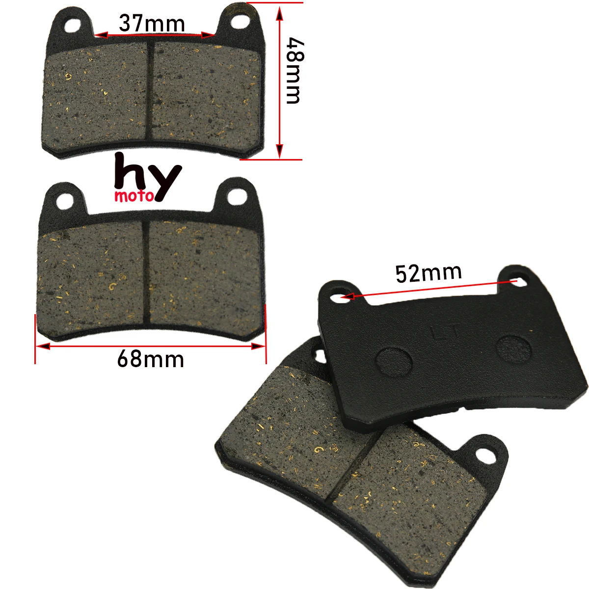 Front brake pads for Benelli BN 302 TNT 300 STELS 300 FLAME 200 Keeway RKV Generic KSR CODE VLM VLC Blur 125 150 200 RKX 300