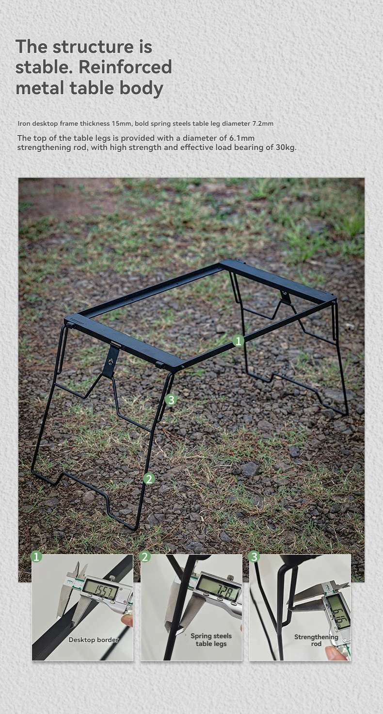 CAMPINGMOON CK-3650-T38 Bridge Table Combination Tactical IGT Table Camping Table Lightweight Portable Outdoor Folding Table